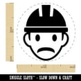 thumbnail image 2 of Occupation Construction Worker Builder Man Icon Rubber Stamp for Scrapbooking Crafting Stamping - Medium 1 Inch, 2 of 7