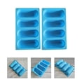 thumbnail image 3 of 2pcs Hot Dog Bun Pan Silicone Hot Dog Bun Mold Sausage Mold Bread Making Molds, 3 of 4