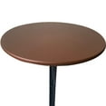 thumbnail image 1 of DEELLEEO 1pcs Nappe Ronde Élastique Protège-Table Tissu Imperméable Polyester Nappe de Restauration Ajustée Housse de Table avec Bord Élastique, 1 of 7