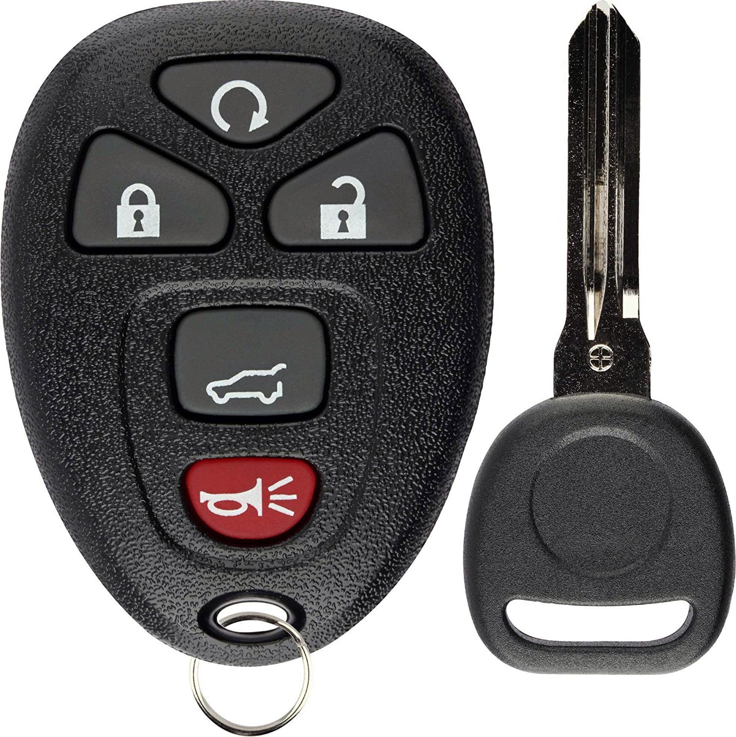 Best Replacement Keyless Entry 6 BTN  Remote Start Key Fob Alarm For GM 15114376 