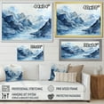 thumbnail image 4 of Designart "Minimalist Glacier In Greenland" Glacier Floater Framed Canvas Prints, 4 of 5