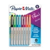Paper Mate Flair Ultra-Fine Felt Tip Pens, Assorted Colors, 8 Count