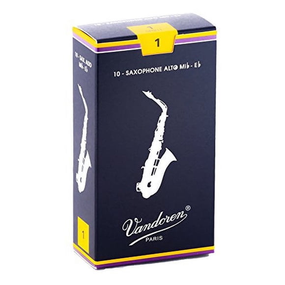Vandoren SR211 Alto Saxo Roseaux Traditionnels Force 1 Boîte de 10
