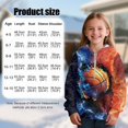 thumbnail image 6 of Pzuqiu Basketball Boys Hooded Sweatshirt Lightness Comfortable Long Sleeve Hoodies Kids Unique Design Fuzzy Fall Winter Clothes Fleece Practical Casual Clothes for Boys 4-5, 6 of 6