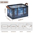 thumbnail image 7 of Yayeee Foldable Storage Basket for Shelves with Handles Set of 2 Waterproof Cloth Bins, Window Space, 7 of 7