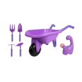 thumbnail image 3 of Juego de herramientas de jardinería para niños, juguetes de excavación para patio trasero al aire libre, tenedor, paleta, juego de rol, rastrillo, Estilo B, 3 of 8