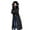 Black, variant on Odeerbi Winter Coats for Women 2025 Trendy Long Collar Padded Coat Slim Thick Coat Warm Cotton Down Jacket White