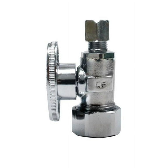 Keeney 4790945 0.62 in. x 0.25 in. Dia. Comp Brass 125 Psi Quarter Turn Straight Valve