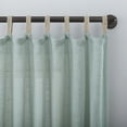 thumbnail image 2 of No. 918 Ceri Linen Texture Jute Tabs Semi-Sheer Tab Top Curtain Panel, 2 of 5