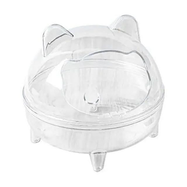 Hamster Bathroom for Clean and Comfortable Baths, PET Material, Size as Shown, 1 Piece Included