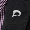 thumbnail image 6 of Cheetah Brooch Pin , Coat Scarf Buckle Accessories Jewelry for Men Suits，Give Away Gifts for Boyfriend and Papa Gifts（Leopard Brooch）, 6 of 6