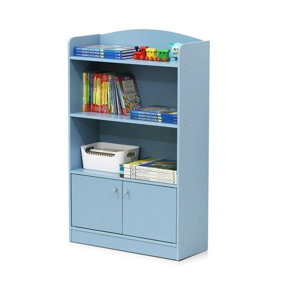 Furinno KidKanac Bookshelf with Storage Cabinet
