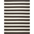 thumbnail image 4 of SAFAVIEH Montauk Saranna Geometric Cotton Area Rug, Black/Ivory, 10' x 10' Round, 4 of 8