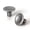 Antique Silver, variant on Goo-Ki 12 Pack Champagne Bronze Cabinet Drawer Knobs, Zinc Alloy Cabinet Handles 1''Diameter for Dresser,Wardrobe,Cupboard