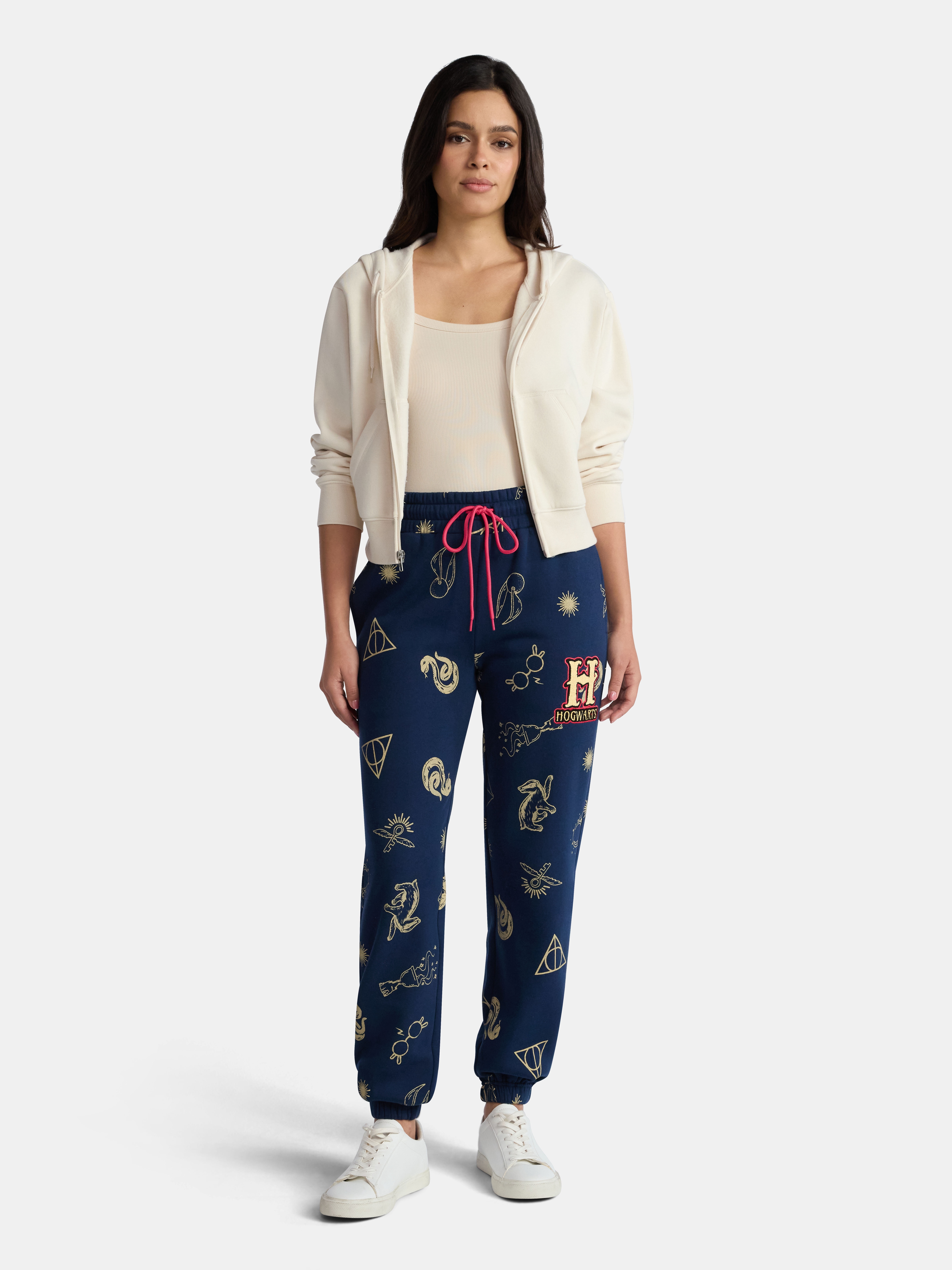 Harry Potter Women’s Hogwarts Graphic Joggers, Sizes XXS-2XL