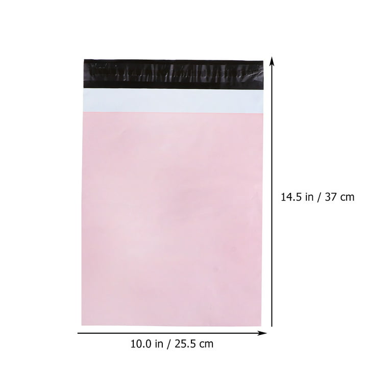 50pcs Matte Pink Multi-purpose Packaging Bags, Suitable For School, Office,  Express Delivery