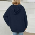 thumbnail image 4 of Favoffer Kids Ribbed Hooded Sweatshirt Boys Girls Long Sleeve Top with Pockets Toddler 4-14Y, 4 of 7