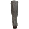 thumbnail image 4 of Journee Womens Meg Wide Calf Stacked Heel Riding Boots, 4 of 10