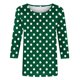 thumbnail image 5 of mfyjkho Tops Para Hacer Ejercicio Para Mujer, Blusa Informal Con Cuello Redondo Y Mangas 3/4 Para Mujer Tops Para Salir Para Mujer L, 5 of 5