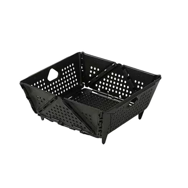 Colador de cocina de plástico plegable para lavar frutas y verduras