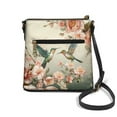thumbnail image 2 of ZUXONGSY Peony Flower Hummingbird Print Multipurpose Crossbody Bags for Women Leather Shoulder Purse Bag Travel Bag Waterproof Multiple Pockets Bag with Adjustable Strap for Shopping Dating, 2 of 7