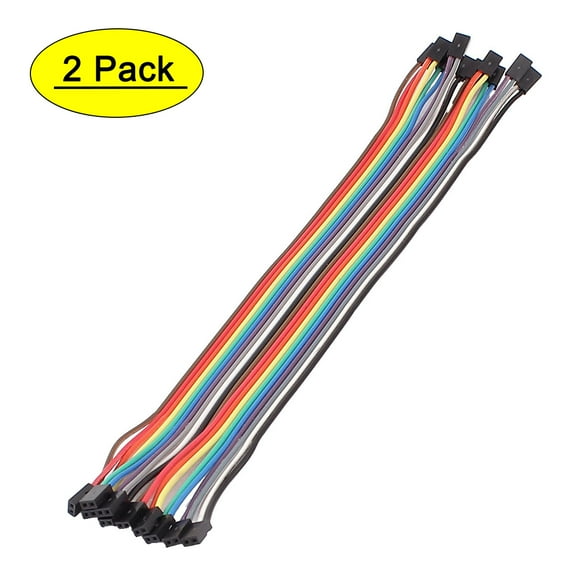 2pcs 2.0mm 2P Female to Female Jumper Cables Wire 20cm Long