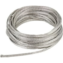 26Ft 3mm Tinned Copper Wire Flat Flexible Grounding Lead Wire