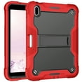 thumbnail image 2 of Feishell Case for Apple iPad 10th Generation 10.9 inch (2022),Three Layer Protection Shockproof Hybrid Armor Heavy Duty Rugged Kickstand Protective Cover with Built-in Pencil Holder,Red, 2 of 8