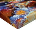 thumbnail image 2 of Ambesonne Digital Fitted Sheet, Waterfall River Scene, Twin Size, Multicolor, 2 of 3