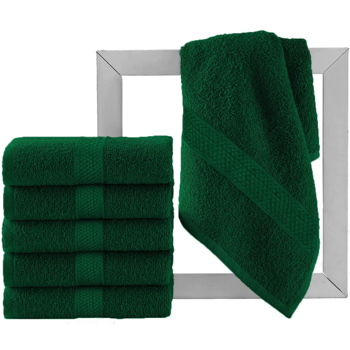 6 Hairdresser Hand Towels Salons Spa Towels Black Pack 3 12 24 