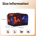 thumbnail image 5 of Daiia Futuristic Red And Blue Bird Pattern 4 slice Toaster Cover, Toaster Appliance Dust-proof Cover For Kitchen Small Appliance Dust Cover and Fingerprint Protection, 5 of 7