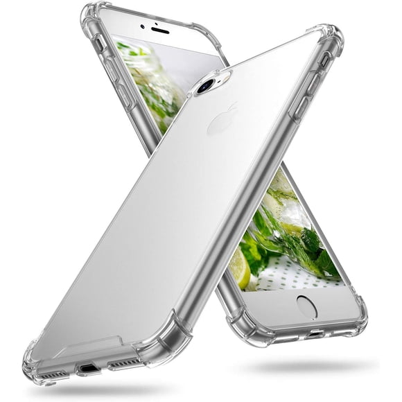 ORIbox Case for iPhone 7/8/SE 2020, Crystal Clear Case with 4 Corners Shockproof Protection, Soft Scratch-Resistant TPU