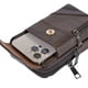 thumbnail image 3 of Riñonera Retro para Hombre Bolso Cruzado Cuero Bolso Deportivo Diario para Hombre (café Profundo), 3 of 9