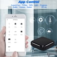 thumbnail image 4 of Matsuzay Tuya Mini Control Remoto Inalámbrico 2.4GHz WiFi Aplicación Universal Controlador IR de Voz Dispositivo Doméstico Manos Libres con Indicador Electrónica Cuadrado, 4 of 8