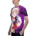 thumbnail image 6 of Mens Himiko Toga 3d Print T-Shirt Crewneck Short Sleeve Tee Shirt, 6 of 7