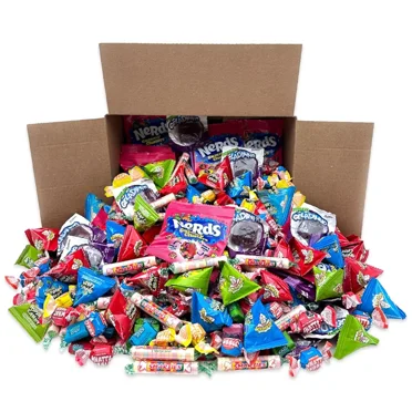 Party Candy Assortment - Smarties, Kool-Aid, Bubble Gum, Lollipops - 5 Pound Box