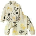 thumbnail image 5 of Peanuts Snoopy Sherpa Coat Jacket, Fleece Mock Neck Full Zip Coat for Little and Big Girls 4-10, 5 of 6