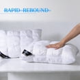 thumbnail image 4 of AFGFUF 2-Pack Standard Size Twisted Bed Pillows, 20" x 16.5" Soft Plush Down Alternative, White, 4 of 7