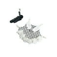 thumbnail image 1 of facefd Rabbit Vest Harness Leash Set Clothes Soft Pet Costume Small Animal Ferret Black White M, 1 of 8