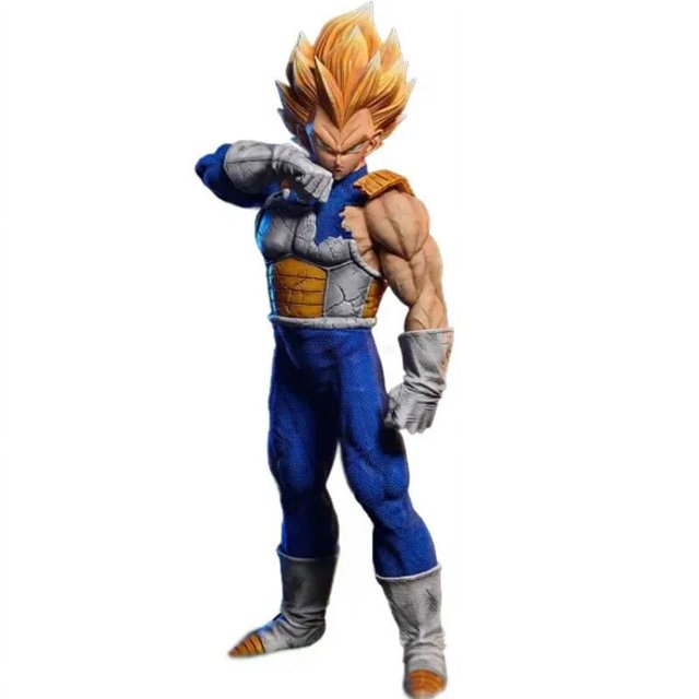 En Stock, figura de Vegeta de Dragon Ball Z de Pvc de 28cm, figura de Majin Vegeta, figuras de acción, colección de estatuas Gk, modelo de juguetes para niños