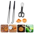 thumbnail image 3 of set of Reptile Feeding Bowl Water Food Feeder Feeding Tong Long Tweezers, 3 of 6