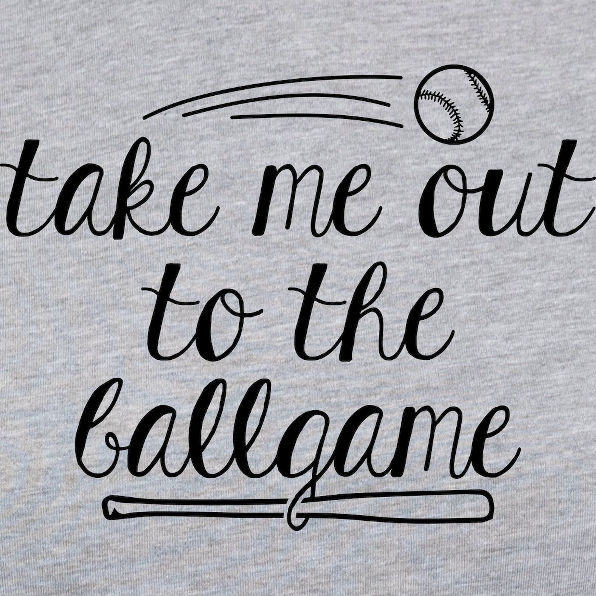 CafePress - Take Me Out To The Ballgame - Womens Baseball Tee