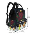 thumbnail image 2 of Daiia Merry Christmas Elk Large Capacity Baby Bag Waterproof Stylish Diaper Bag Mummy Backpack Adjustable Straps Diaper BagBaby Essentials Bag, 2 of 6