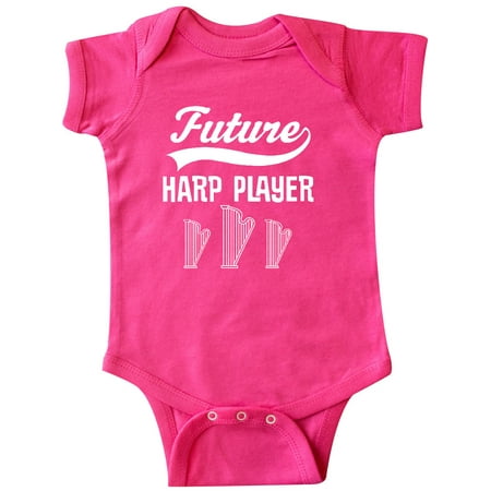 

Inktastic Future Harp Player Music Gift Gift Baby Boy or Baby Girl Bodysuit