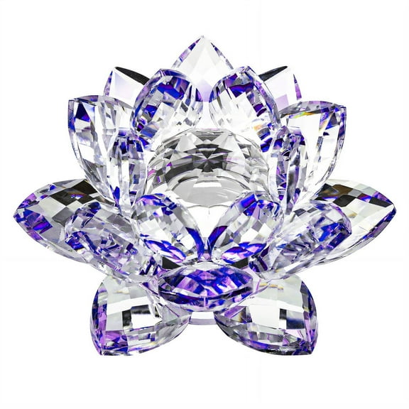 BESTSKY Crystal Decor,Home Decoration Wedding Gifts,Crystal Ornament Feng Shui,Purple