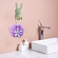 thumbnail image 4 of Multifunctional Bathroom Hook | Rabbit Design Toothbrush Hanger | Non-Drilling Installation | Hair Ring Cable Storage | Waterproof ABS | Space-Saving Organizer | 1 Pack | 10x3.5x4.8cm, 4 of 5