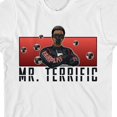 thumbnail image 7 of Superman Movie 2025 Mr. Terrific Upper Body Shot Name Text Boys White Crew Neck Short Sleeve Tee-XS, 7 of 7