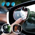 thumbnail image 1 of Precios Más Bajos, Espejo retrovisor para coche, pequeño espejo circular, retrovisor ciego, transparente, espejo reflectante auxiliar, panorámico de 360 grados, gran angular, tipo ventosa Akmoler, 1 of 9