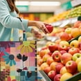 thumbnail image 3 of Rustic Daisy and Wildflowers Tote Bag - Foldable, Spacious & Eco-Friendly Grocery Bag, 3 of 6