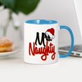 thumbnail image 3 of CafePress - Christmas Mrs Naughty - 11 oz Ceramic Mug - Novelty Coffee Tea Cup, 3 of 4